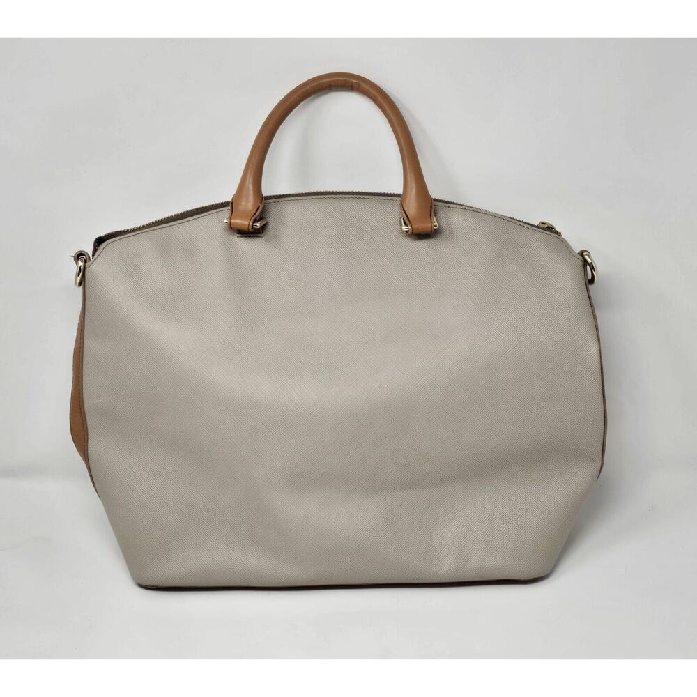 Brahmin Large Duxbury Satchel Bag in Macaroon Lady Vineyard Croc - Picture 8 of 9